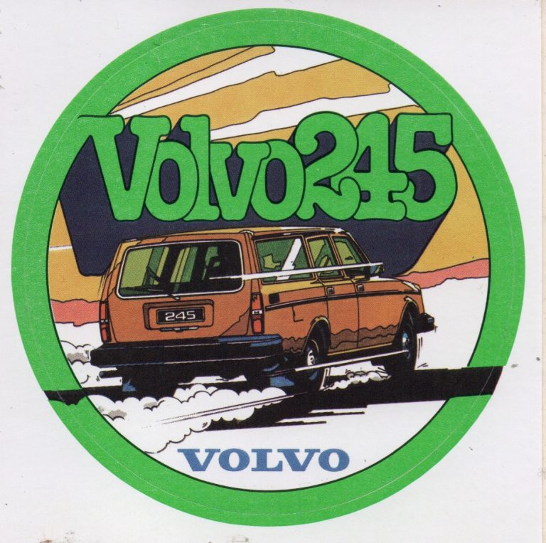 Volvo 245 Sticker Volvodrive Collection